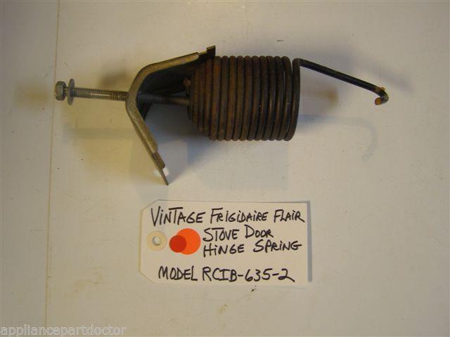 Model RCIB-635-2 Vintage Frigidaire Flair Stove Door Hinge Spring USED Model RCIB-635-2 Vintage Frigidaire Flair Stove Door Hinge Spring USED
